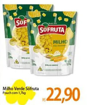 Atacadão Milho Verde Sófruta Pouch com 1,7kg oferta
