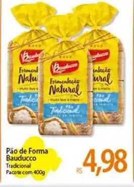 Atacadão Pão de Forma Bauducco Tradicional Pacote com 400g oferta