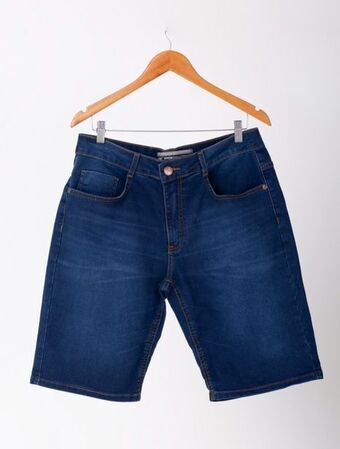 Bermuda regular missy-jeans escura 38