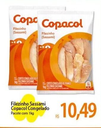 Filezinho Sassami Copacol Congelado Pacote com 1kg