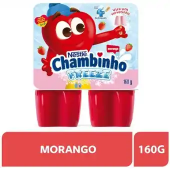 Supermercados Joanin Petit suisse chambinho freeze sabor morango nestlé 160g oferta