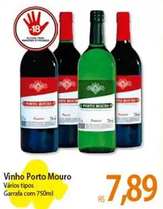 Atacadão Vinho Porto Mouro Vários tipos Garrafa com 750ml oferta