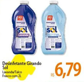 Atacadão Desinfetante Girando Sol Lavanda/Talco Frasco com 2L oferta