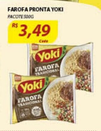 Assaí Atacadista Farofa Pronta Yoki 500g oferta