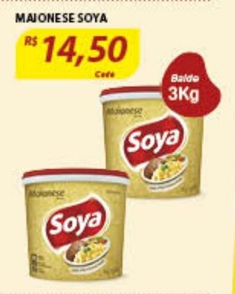 Assaí Atacadista Maionese Soya 3kg oferta