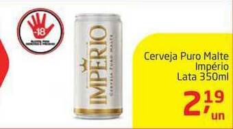 Tenda Atacado Cerveja Puro Malte Império Lata 350ml oferta