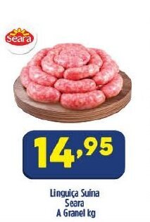 Arena Atacado Linguica Suina Seara a granel 1kg oferta