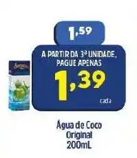 Arena Atacado Agua de Coco Original 200ml oferta