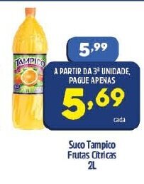 Arena Atacado Suco Tampico Frutas Citricas 2L oferta