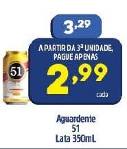 Arena Atacado Aguardente 51 Lata 350ml oferta
