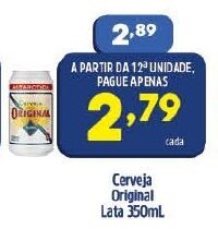 Arena Atacado Cerveja Original Lata 350ml oferta