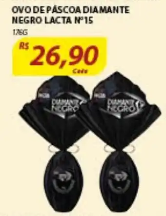 Assaí Atacadista Ovo de Pascoa Diamante Negro Lacta N.15 176g oferta