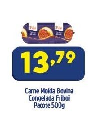 Arena Atacado Carne moida bovina congelada Friboi pacote 500g oferta