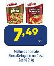 Arena Atacado Molho de Tomate Ekma Refogado ou Pizza Sache 2kg oferta