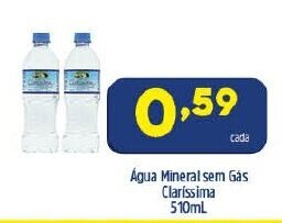 Agua Mineral sem Gas Clarissima 510ml