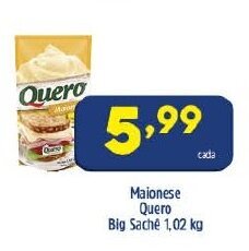 Arena Atacado Maionese Quero Big Sache 1.02kg oferta