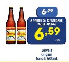 Arena Atacado Cerveja Original Garrafa 600ml oferta