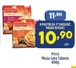 Arena Atacado Pizza Massa Leve Sabores 400g oferta