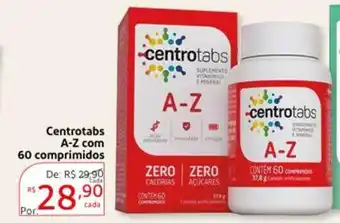 Centrotabs A-Z com 60 comprimidos