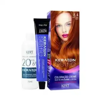 Ikesaki Coloração keraton selfie 8.4 louro claro cobre oferta