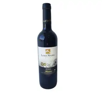 Brasão Supermercados Vinho reserva syrah loma negra 750ml oferta