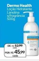 Drogal Loção hidratante dermo health 500g oferta