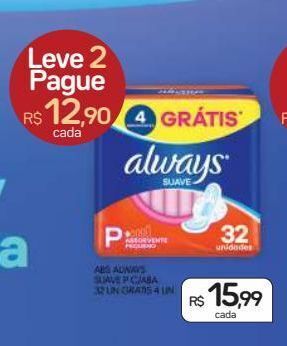 Drogal Absorvente always 32un oferta