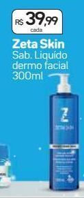 Drogal Sabonete líquido zeta skin 300ml oferta