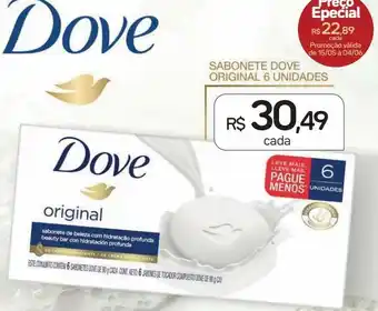Drogal Sabonete dove 6un oferta