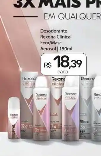 Drogal Desodorante rexona clinical 150ml oferta