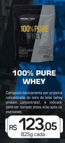 Drogal 100% pure whey 825g oferta