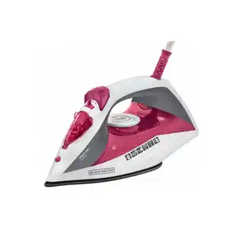 Casa e Vídeo Ferro vapor com base antiaderente black & decker 220v rosa oferta