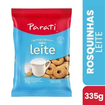 Supermercados Myatã Biscoito doce rosca leite parati 335g oferta