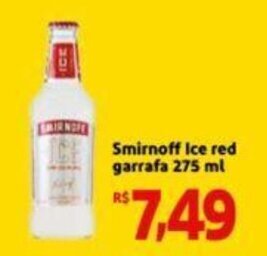Extra Supermercado Smirnoff Ice red garrafa 275 ml oferta