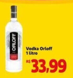 Extra Supermercado Vodka Orloff 1 litro oferta