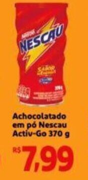 Extra Supermercado Achocolatado em pó Nescau Activ-Go 370 g oferta