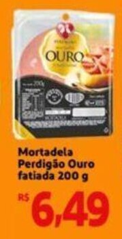 Extra Supermercado Mortadela Perdigão Ouro fatiada 200 g oferta