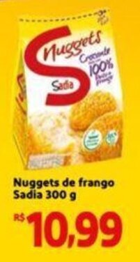 Extra Supermercado Nuggets de frango Sadia 300 g oferta