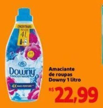 Extra Supermercado Amaciante de roupas Downy 1 litro oferta