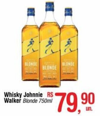 Fort Atacadista Whisky Johnnie Walker Blonde 750ml oferta