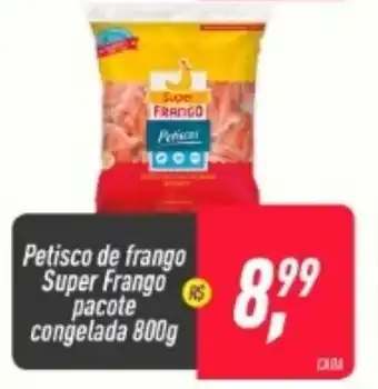Petisco de frango Super Frango pacote congelada 800g