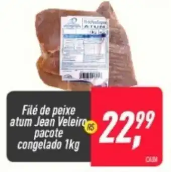 Frangolândia File de Peixe atum Jean Veleiro pacote congelado 1kg oferta