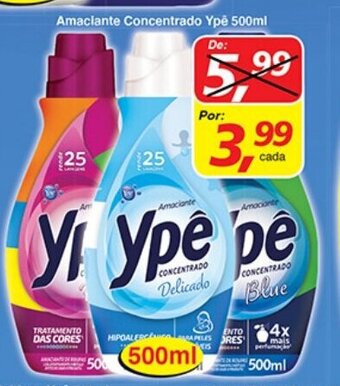 Supermercados Guanabara Amaciante Concentrado Ype 500ml oferta
