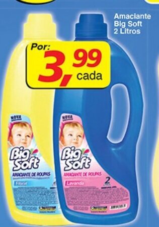 Supermercados Guanabara Amaciante Big Soft 2L oferta