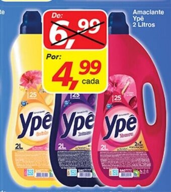 Supermercados Guanabara Amaciante Ype 2L oferta
