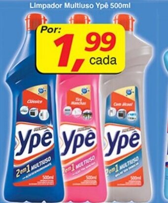 Supermercados Guanabara Limpador Multiuso Ype 500ml oferta