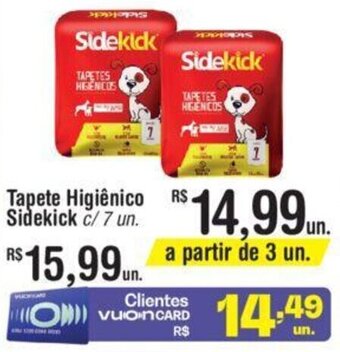 Tapete Higiênico Sidekick c/7 un