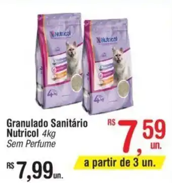 Fort Atacadista Granulado Sanitário Nutricol 4kg Sem Perfume oferta