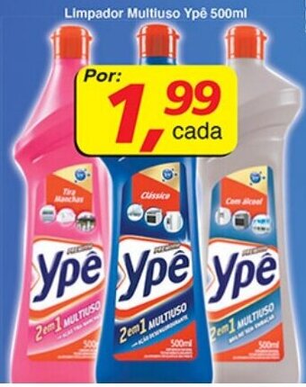 Supermercados Guanabara Limpador Multiuso Ype 500ml oferta