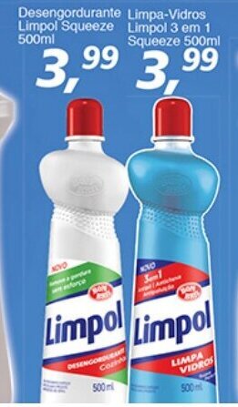 Supermercados Guanabara Desengordurante Limpol Squeeze 500ml oferta